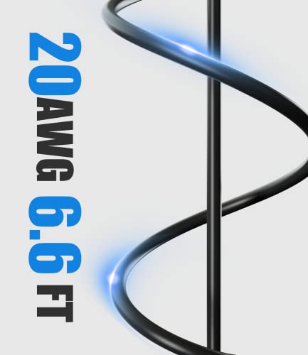 Dueyago Rca To Bare Wire Speaker Cable 2 Pack,Speaker Bare Wire Cables To Rca Plugs Adapter Repair Speaker Cord For Speakers Amplifier Audio Video Av Receivers- Diy, 2M Line #TOP5