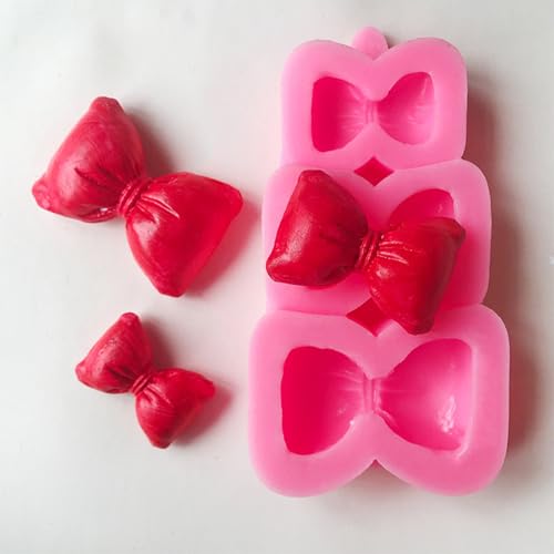 Molde silicona lazo para jabón, chocolate y decoración miniatura 5