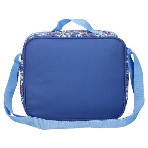 Enso New Friends Messenger Bag Food Carrier Thermal Blue 25x21x11cm Polyester3