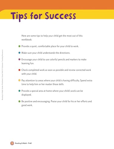 Scholastic Pre-K Reading & Math Jumbo Workbook - Image 9