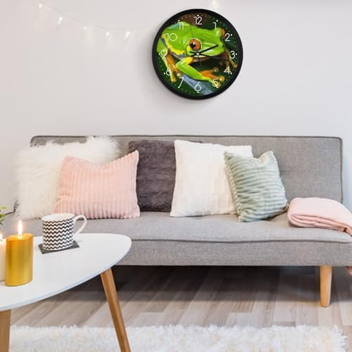 Horloge murale quartz décorative au design blanc épuré