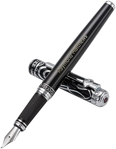 Pluma Estilográfica Personalizada Madera - Pluma Con Grabado De Texto