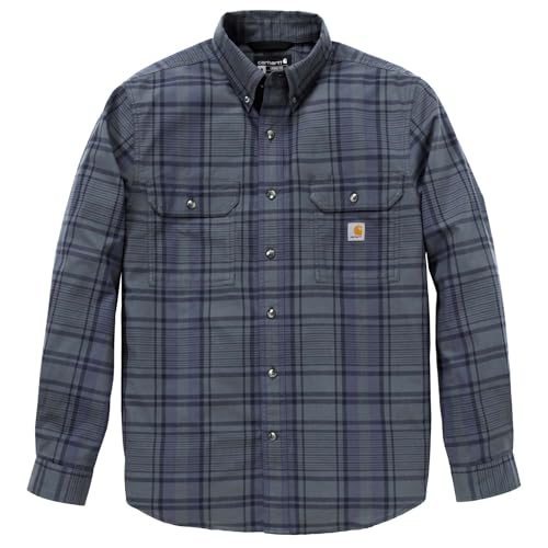 Image of Carhartt Men's Fort Loose Ls Plaid Shirt