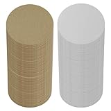 Rundes Kaffeefilterpapier, 600 Stück, ungebleicht, 64 mm Tropffilter, für...