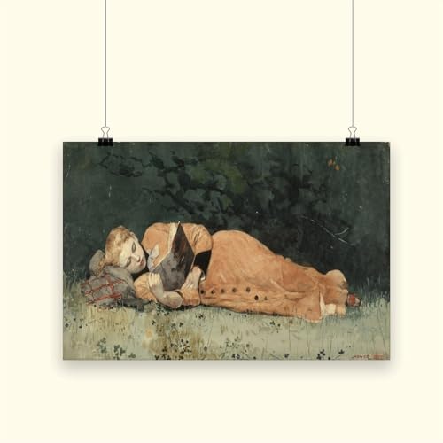 The New Novel 1877 Winslow Homer impression sur toile 30x45cm - 2