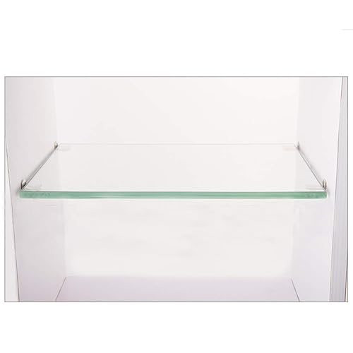 Miniatura 6 de RUN - 30 soportes para estantes de vidrio en forma de L para muebles, gabinetes, armarios, estanterías, estantes con ventosa (negro)