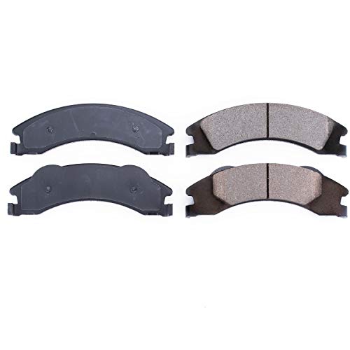 Image of PowerStop Rear Brake Pads for Ford E-150 2008-14 |E-250 2008-14 |E-350 Super Duty 2008-19 |E-350 Super Duty 2021-25 |E-450 Super Duty 2017-18 - Z16 Ceramic Brake Pads Replacement, 16-1329