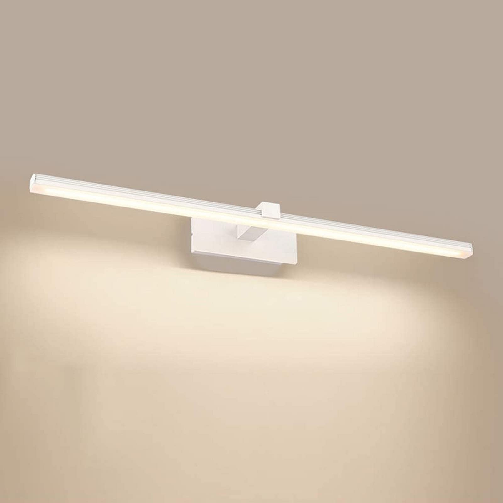 Lampada da Specchio a LED Lampada da Specchio Frontale, Lampada da Parete per Bagno, Luce per armadietto Lampada da Specchio per Bagno Impermeabile Lampada da Parete per Bagno-Bianco Caldo 80 cm lam