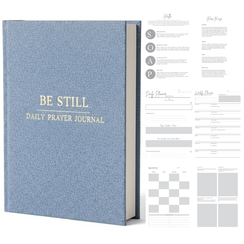 ilohaus Bible Journal & Prayer Journal for Woman – 180-Day Bible Study Journal, Christian Journal for Women, Scripture & Sermon Notes Notebook, Bible Women for Daily Prayer & Faith Reflection
