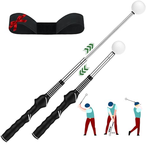 BEKIRALASS Retractable Golf Swing Trainer & Grip Trainer – Swing