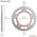 Caltric Black Drive Chain And Sprocket Kit Compatible with Suzuki Gsxr750 Gsx-R750 2006-2018