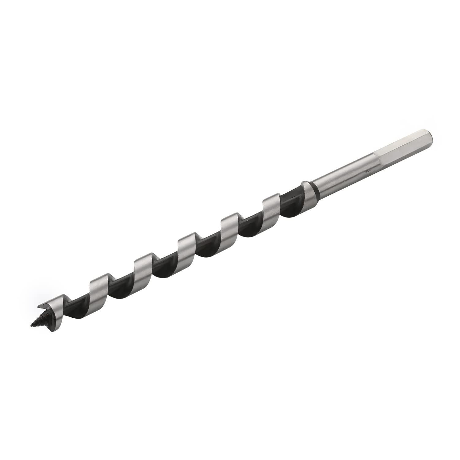 460mm High Speed Steel Woodworking Auger Drill Bit Hex Shank 18mm Cutting Dia for Electric Bench Drill Wood Plastic Drywall Composite Materials 1 Pcs