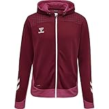 hummel tennis player  Hummel Herren Kapuzenjacke Lead Zip Poly Hoodie 207411 Biking Red XXXL