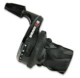SRAM ESP X.0 Drehgriff-Schalter ESP - Technologie: 1:1 Übersetzung & SRS Technologie für leichtgängiges und präzises Schalten - Gänge: 9-fach hinten / 3-fach vorne - Ganganzeige: Quick View Display - Material: 50mm (Shorty) Griff im ergonomischen^