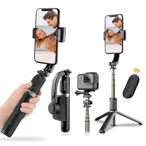 HOLD UP 1-Axis Handheld Gimbal Stabilizer for Smartphone with Ext...