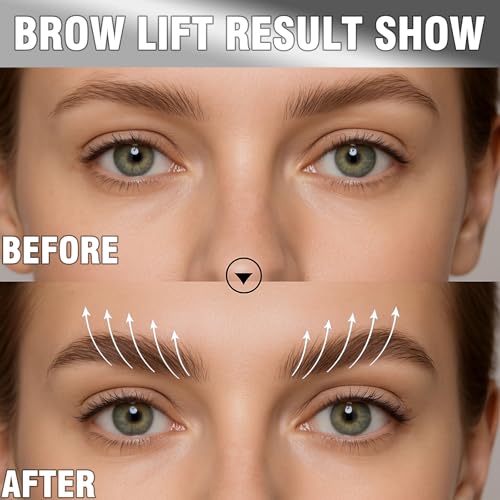 Augenbrauen Lifting Set, DIY Brow Lifting Set für Zuhause, Professionelles Brow Lamination Kit für Dichtere & Vollere Augenbrauen, Einfach Anzuwenden, Sofortige & Lang Anhaltende Ergebnisse