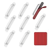 Mixizigoz Tiradores adhesivos de 5.7 pulgadas para gabinete, blanco)