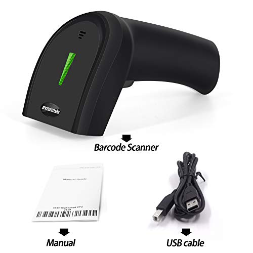 2D Wired Barcode Scanner,Symcode Qr Pdf417 Bar Code Reader Scanner Long Transfer Distance Computer Cell Phone Screen Scan #TOP7