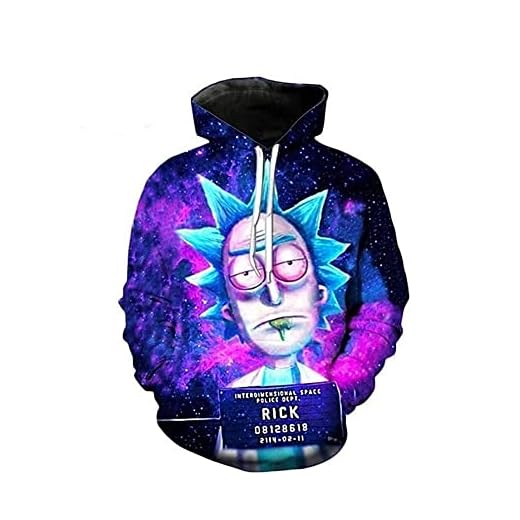 Remikstyt Unisex Pullover Halloween Casual 3D Printed Sweatshirts Hoodies Purple
