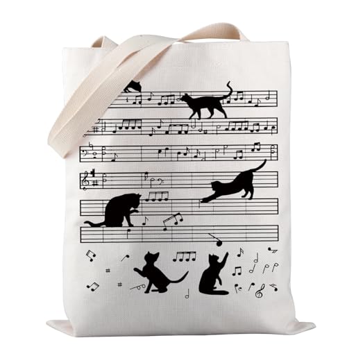 Bolso Tote Nota Musical PWHAOO para Mujer miniatura 1
