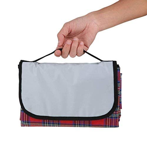 Glowick Extra Large Picnic Blanket Rug Mat Waterproof Travel Camping Beach Indoor Outdoor Foldable Portable Water-Resistant Travel Mat Floor Mat - 150X180 cm