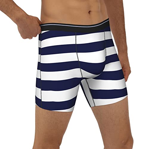 Men's Boxer Briefs Comfy Breathable Boxer Shorts Neon Gradient Blue Novelty Briefs Underpants For Men3