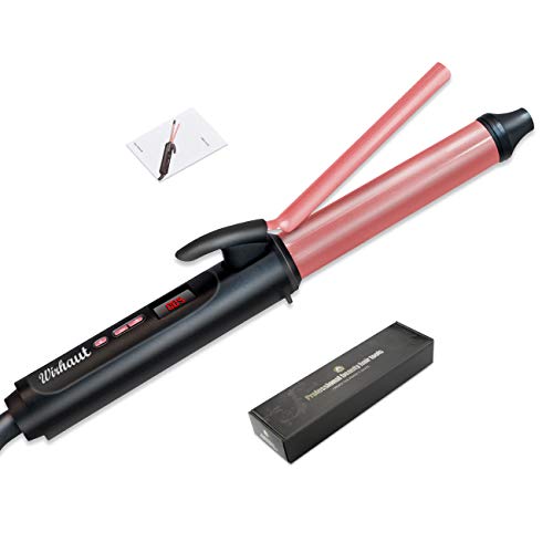 Wirhaut fer à friser, 26mm Curling cheveux bigoudi, 120-220 ℃ Température réglable, 10s rapide Chauffage, Curling cheveux professionnel fer avec affichage LED