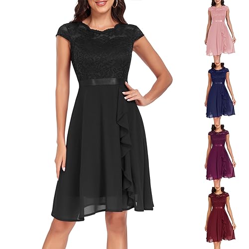 Robe de soirée courte en mousseline : solution confort pour mariage d'été