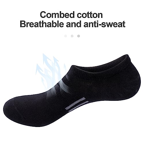Womens No Show Socks Breathable Low Cut Cotton Casual Invisible Ankle Socks For Women Ladies, 6 Pairs/Box3