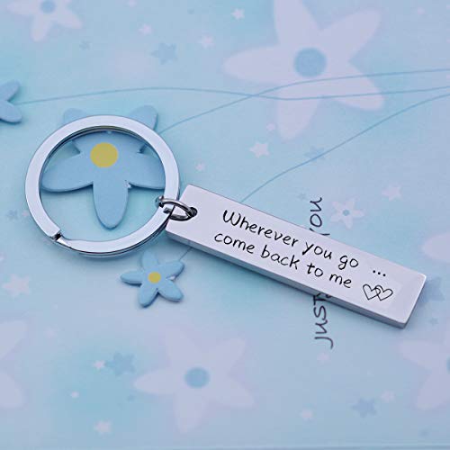 Engraved Message Personalized Keychain Gift for Anniversary Lover Birthday His or Hers Friendship Gifts2