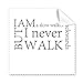 Quote I Never Walk Backwards Cleaning Cloth Phone Screen Glasses Cleaner 5pcs