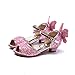 Girls Dress Shoes Low Heel Mary Jane Princess Flower Wedding Party Cute Formal Shoes 2026