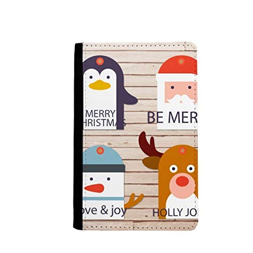Porte-passeport avec inscription de Noël étui cartes compact