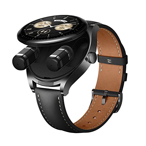 HUAWEI Watch Buds (GPS) - Reloj Inteligente, Pantalla AMOLED de Cristal Curvado en 3D 1.43', Bluetooth, Negro(Garantía en México)