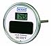 WIKA TI.80 Stainless Steel 304 Solar Digital Thermometer, -50/300 Degrees F, 24" Stem, 1/2" NPT Connection, Center Back Mount