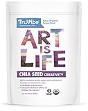 TruVibe 100% Organic Raw Chia Seeds, 1lb (16oz)