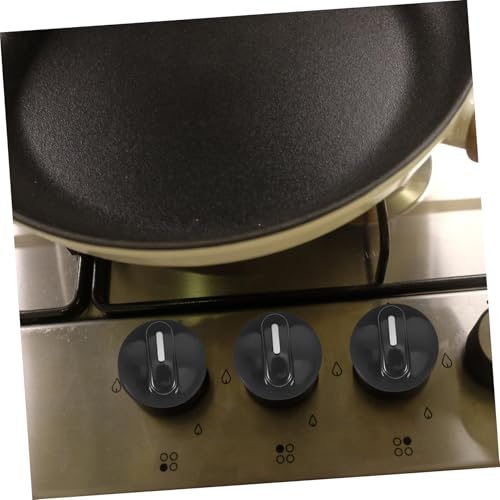Kisangel 2 piezas perillas de temporizador de repuesto de plástico para olla de presión eléctrica horno perillas de control de eje en forma de D instalación fácil limpieza accesorios de cocina miniatura 4