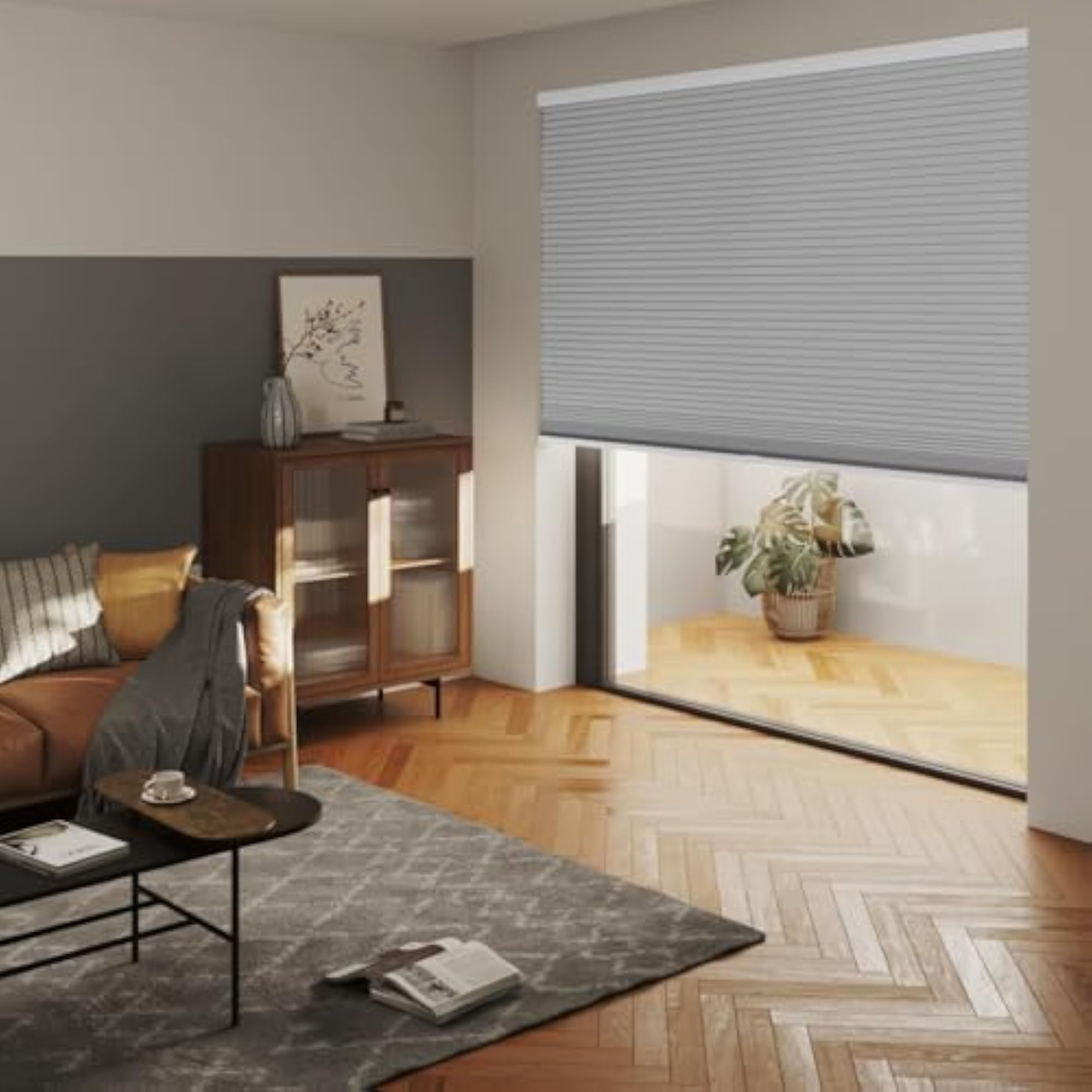 Custom Cordless Blackout Cellular Shades for Windows