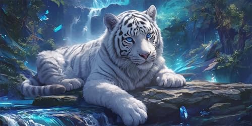 Peinture Diamant Adulte anti-stress | Retrouvez le calme avec le kit broderie tigre