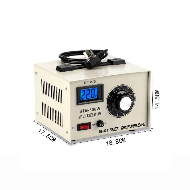 Régulateur De Tension AC 220v Monophasé Stabilisateur De Tension, Transformateur De Puissance Ajustable 0-300V