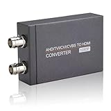 NAKVMN AHD/TVI/CVI/CVBS to HDMI Converter BNC to HDMI Video Adapter for Monitor HDTV DVRs