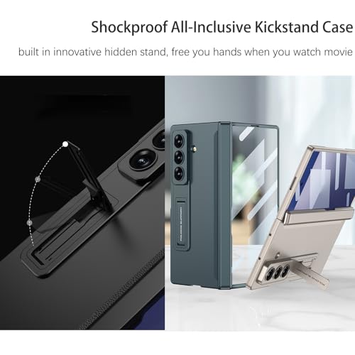 Coque Galaxy Z Fold 7 intégrale antichoc bleue avec protège-écran rigide - 5