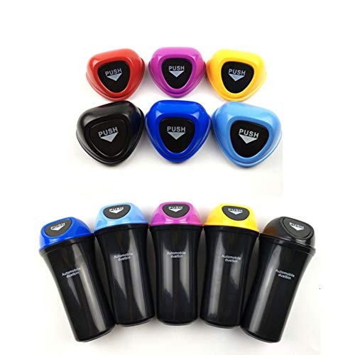 LaonBonnie, auto met driehoek, mini vuilnisemmer, creatieve vuilnisemmer, auto-interieur