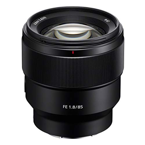 Sony SEL85F18 85mm F/1.8-22 Medium-Telephoto Fixed Prime Camera Lens, Black