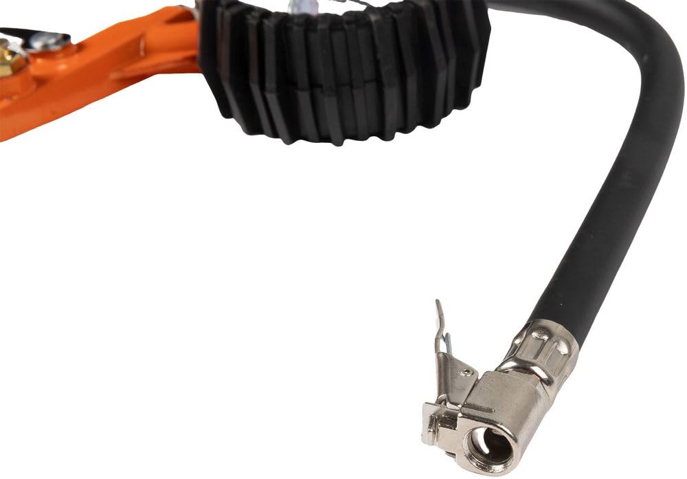 Start Manometro Con Pistola Per Gonfiaggio Pneumatici - Pressione Massima 16 Bar/220 PSI, Tubo Da 33 Cm E Attacco Rapido Universale