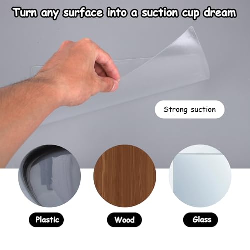 Image of 6pcs Suction Solver Stickers for Stokke Tripp Trapp Tray, Round & Rectangle Adhesive Tray Suction Sticker for High Chair Bowls Plates & Toys Fixation