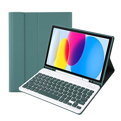 IPad Mini 6 8.3C` 2021NŗpL[{[hP[XASyz_[tCEBluetoothL[{[h,Dark green