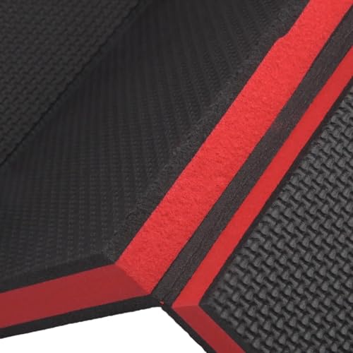 Alfombrilla de reparación de coche plegable de espuma EVA negra para taller 4