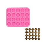 Mini Round Silicone Molds for Ear Studs Tiny Resin Mold Many Circles Silicone Molds, Epoxy Mould for DIY Earrings Jewelry Making Crafts, Chocolate Cake Mold