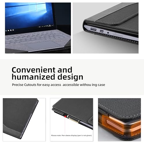 Funda para Microsoft Surface Laptop 13.5 pulgadas gris miniatura 6